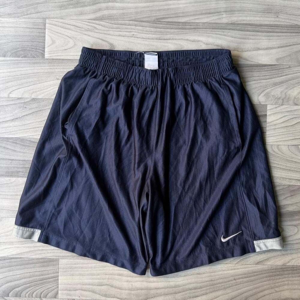 Nike Y2K Navy Baggy Athletic Shorts